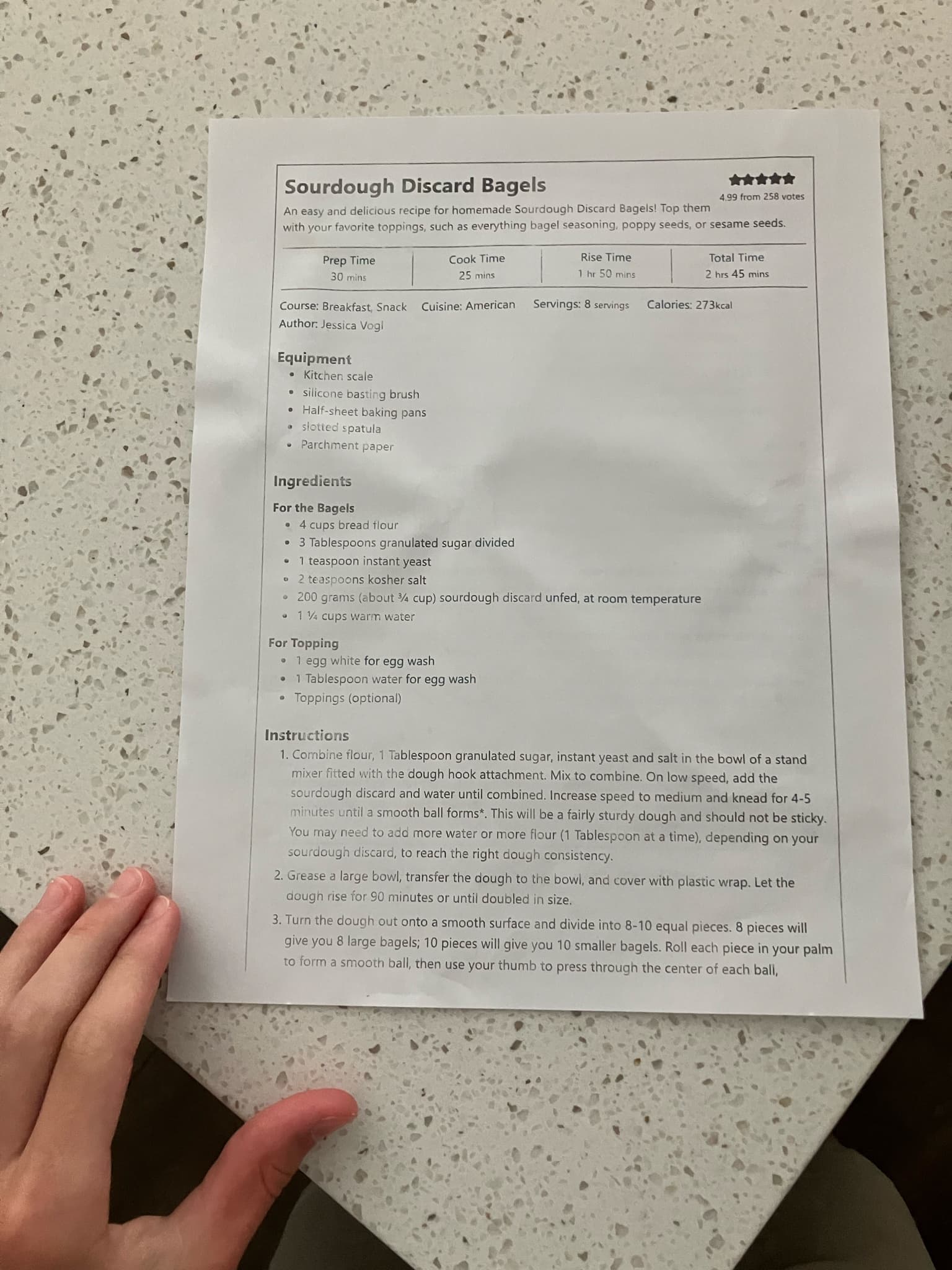 Sourdough Discard Bagels