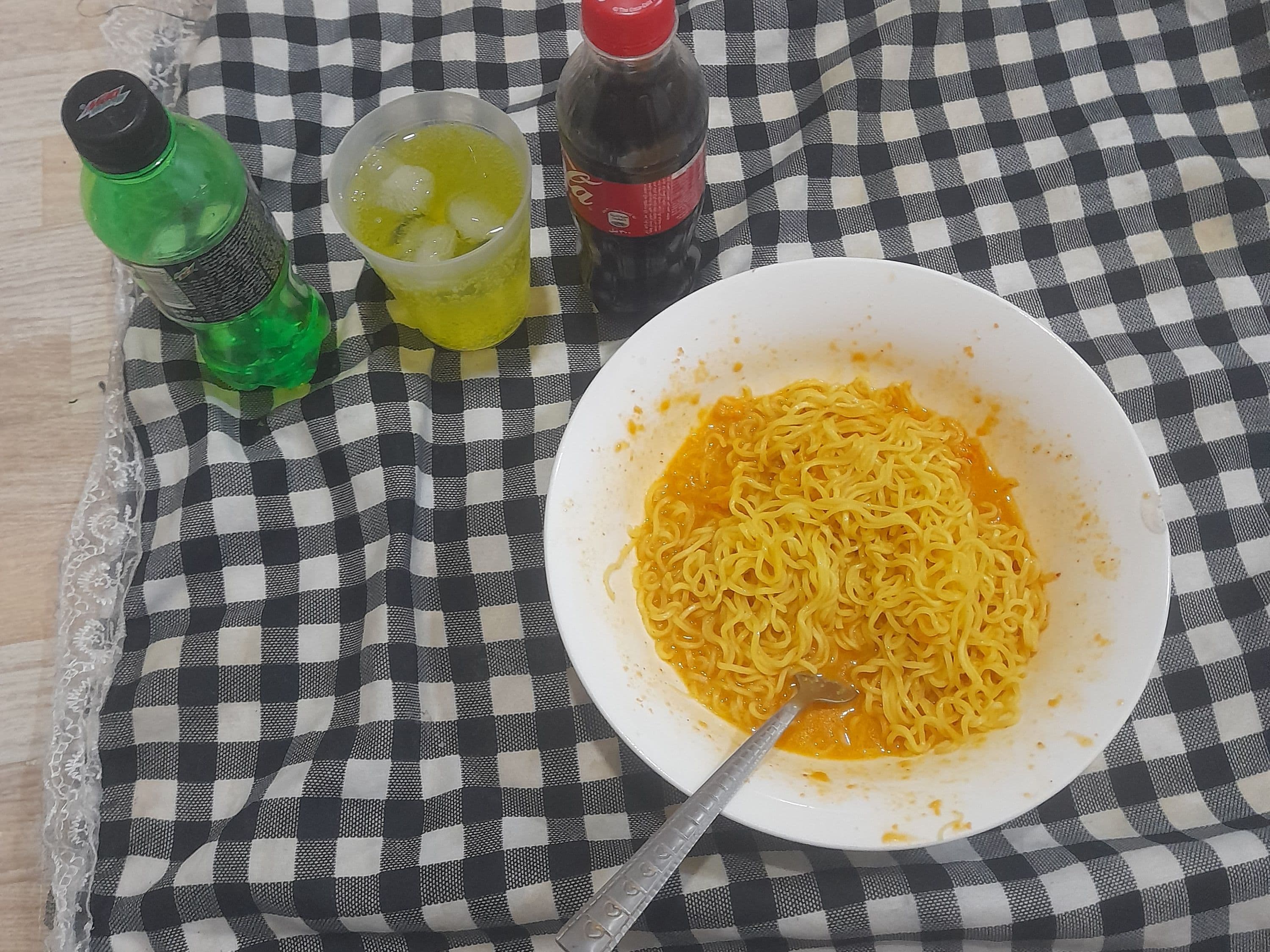 My homemade Lucy noodles