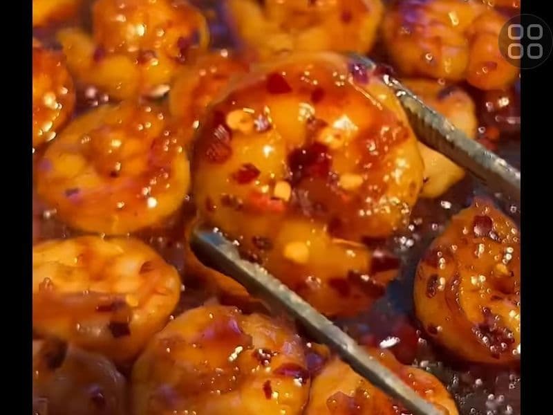Chili honey shrimp
