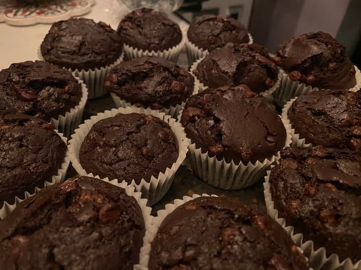 Muffins de Chocolate Proteicos e Baixos em Calorias