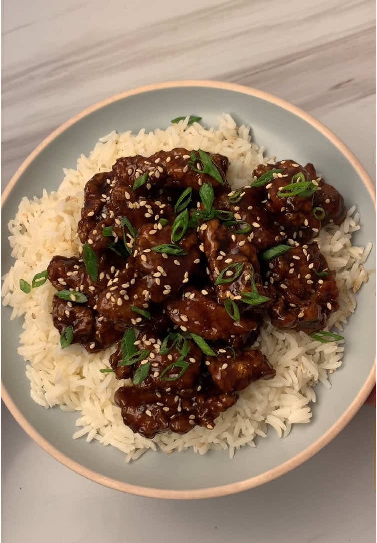 Pollo crujiente en salsa teriyaki