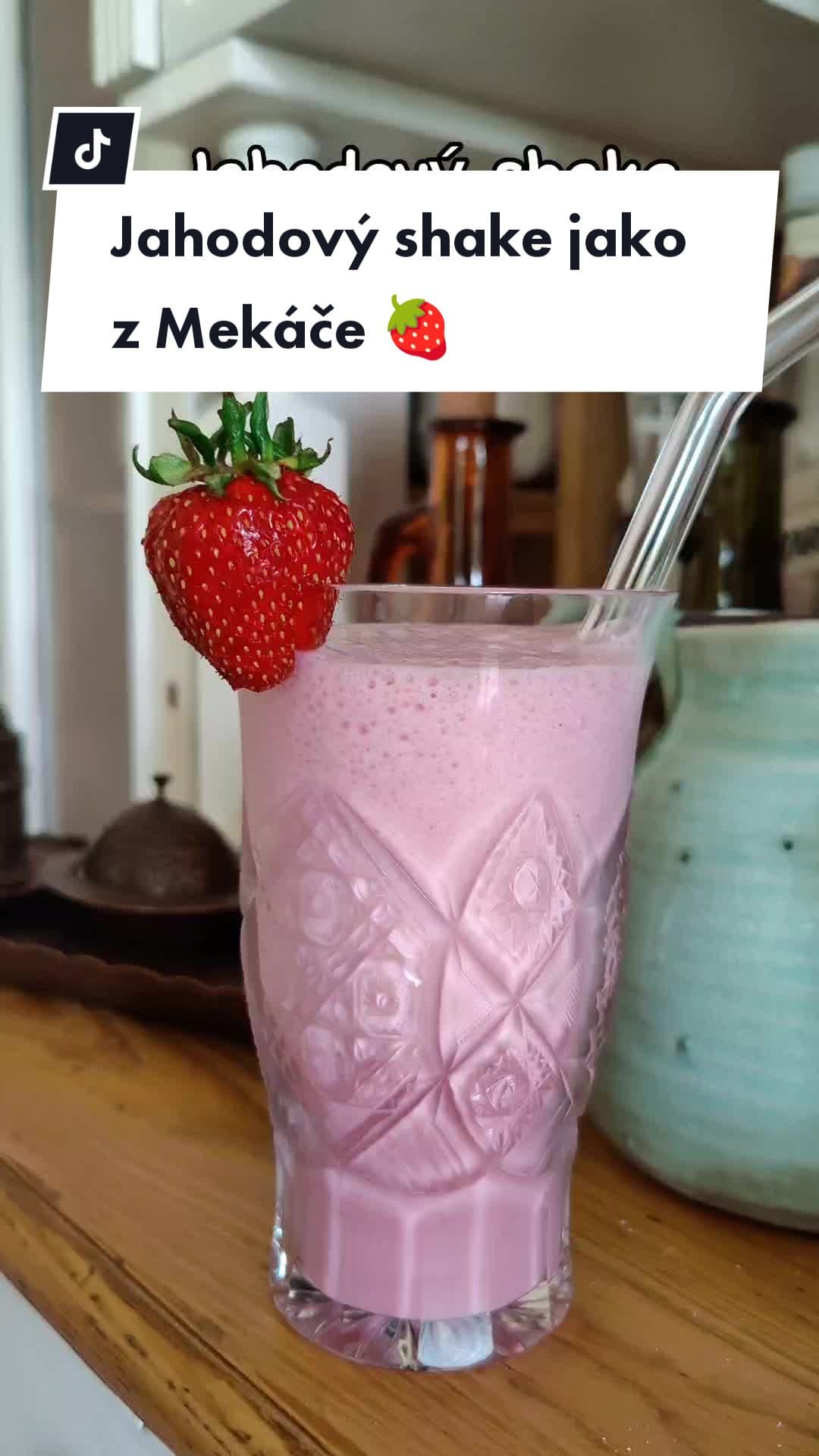 McDonald's-Style Strawberry Milkshake