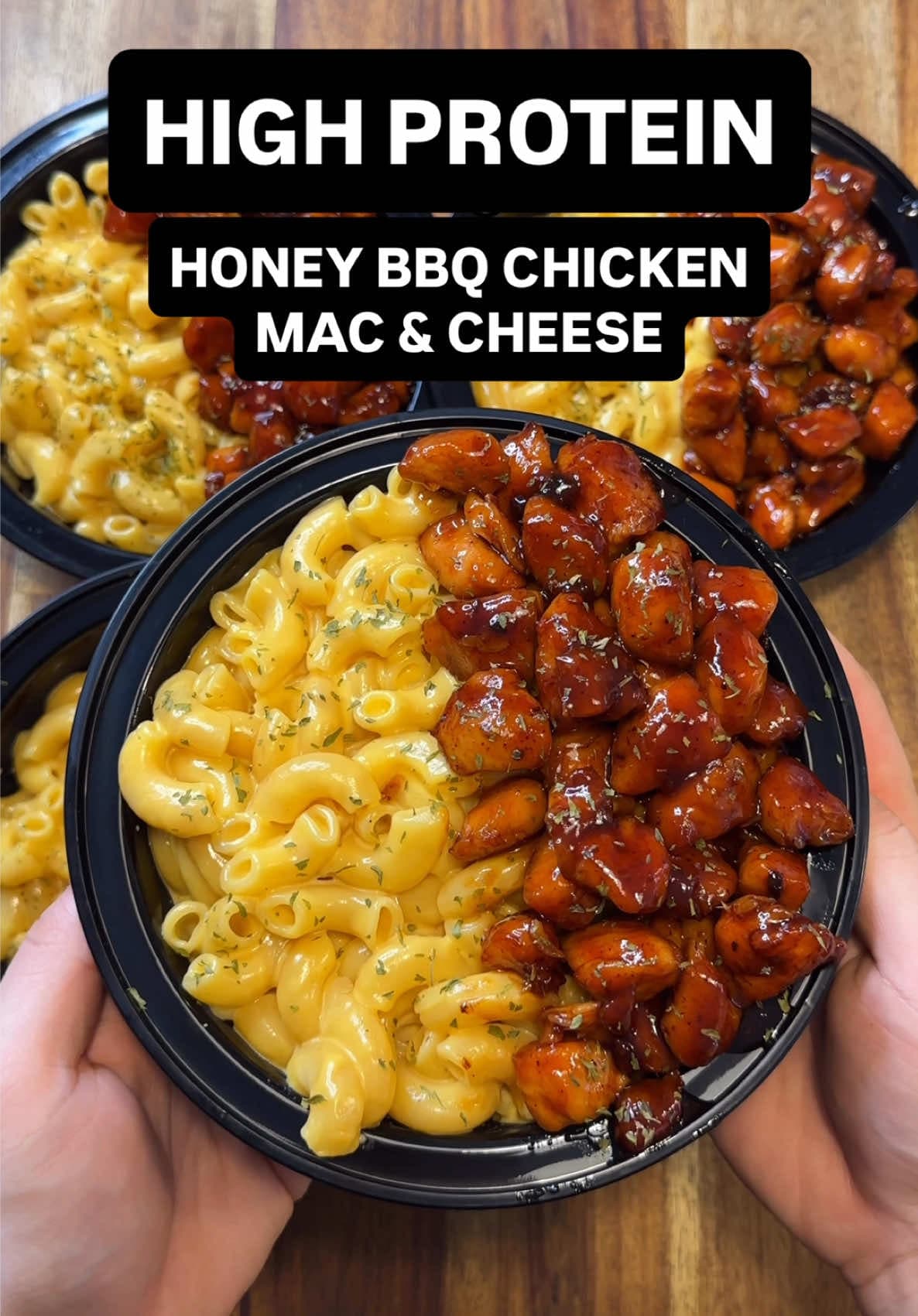 High Protein Honey BBQ Chicken Mac & Cheese