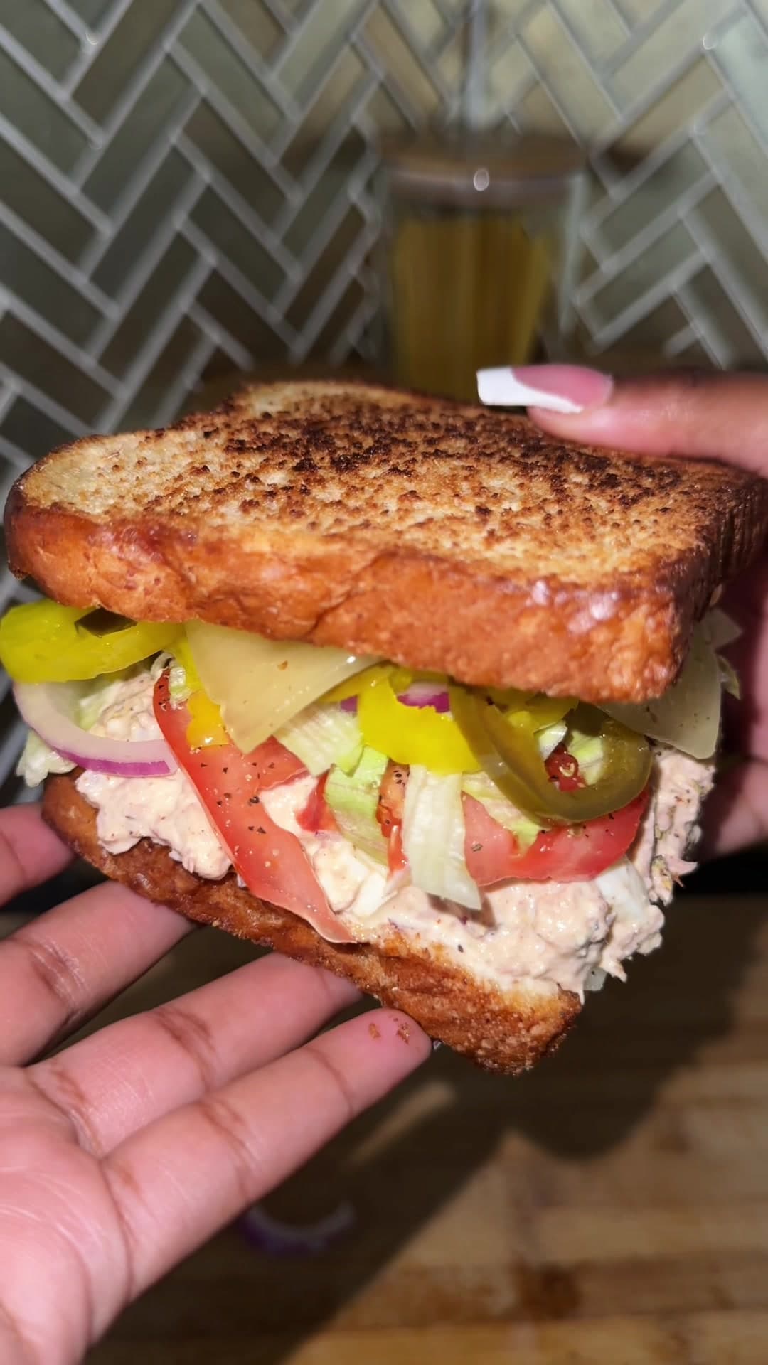 Loaded Tuna Sandwich