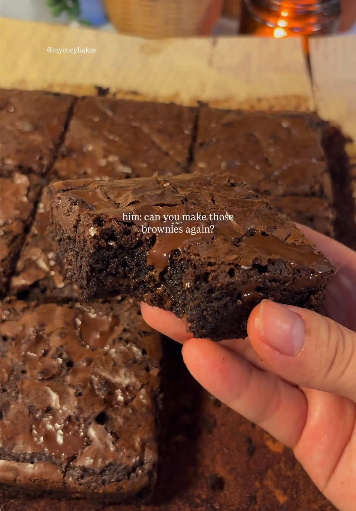 Fudgy Brownies met Crackly Top
