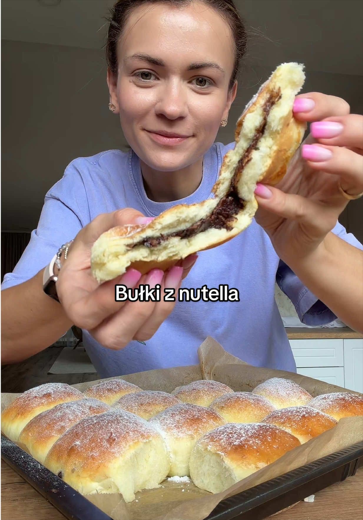 Bułeczki drożdżowe z Nutellą