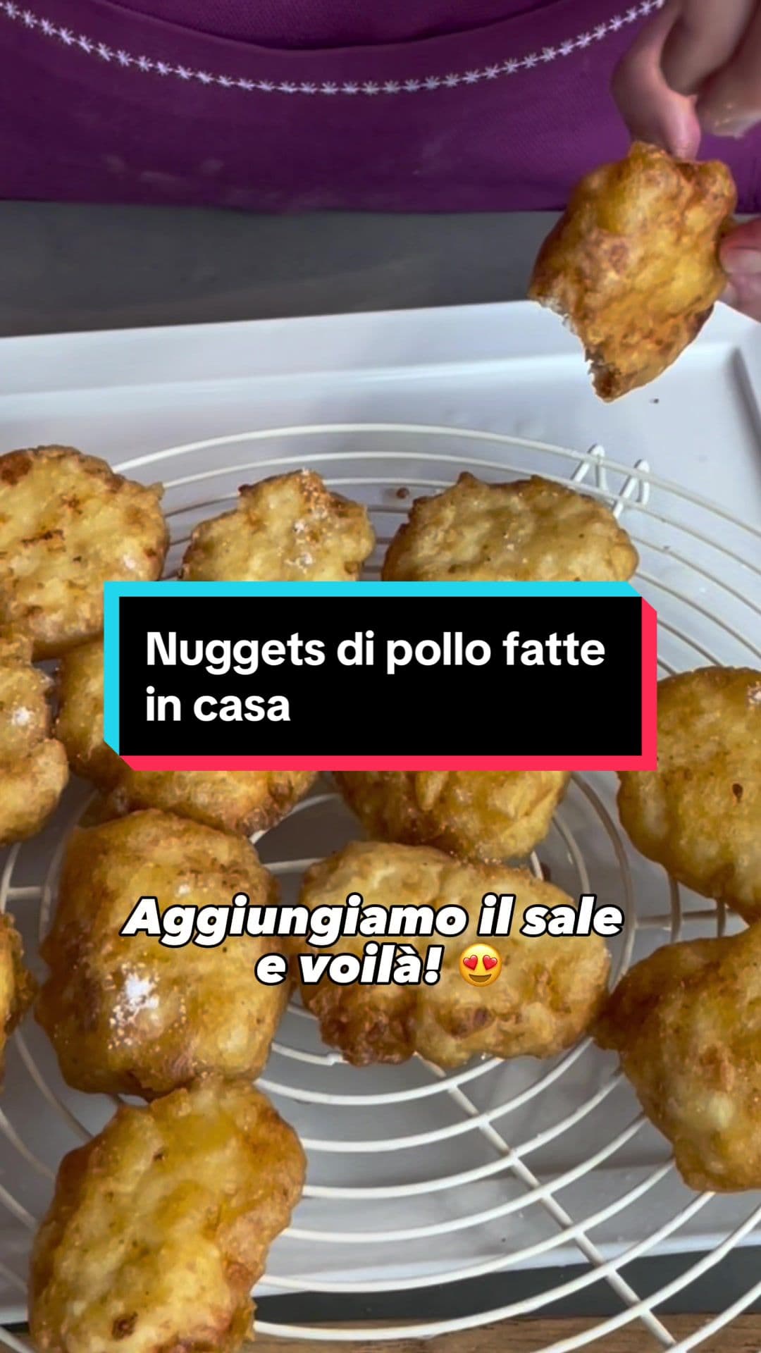 Nuggets di pollo fatti in casa