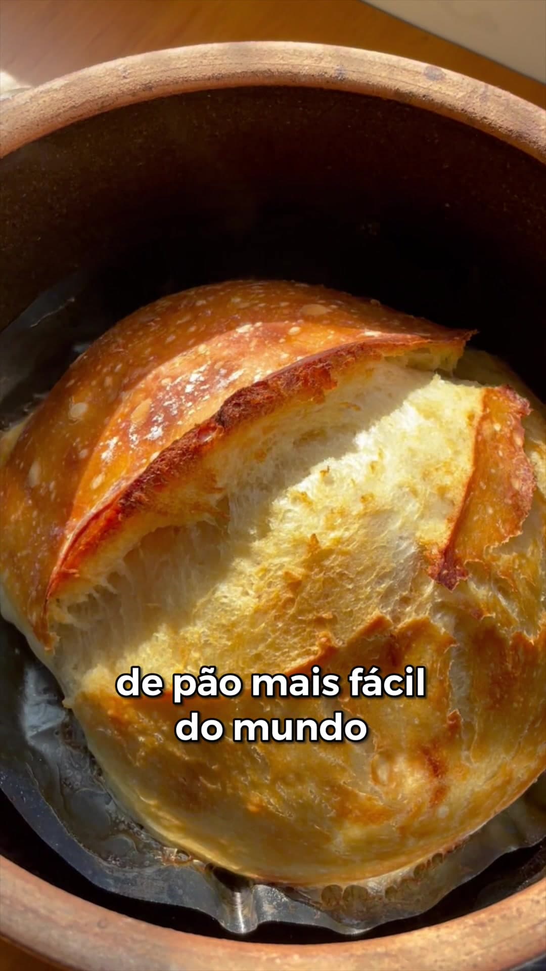 Pão Caseiro de 4 Ingredientes