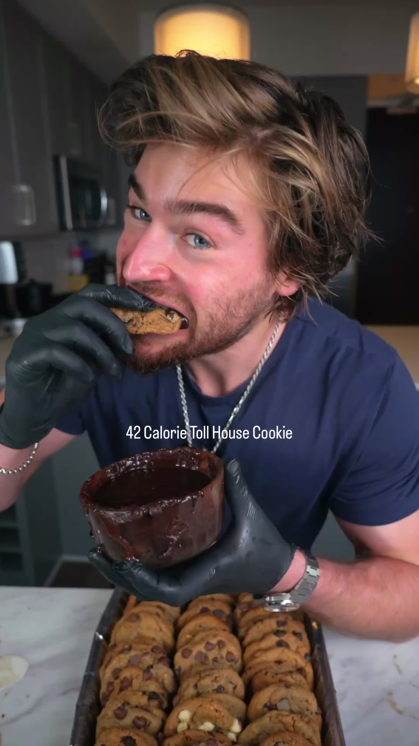 Low-Calorie High-Protein Tollhouse Chocolate Chip Cookies