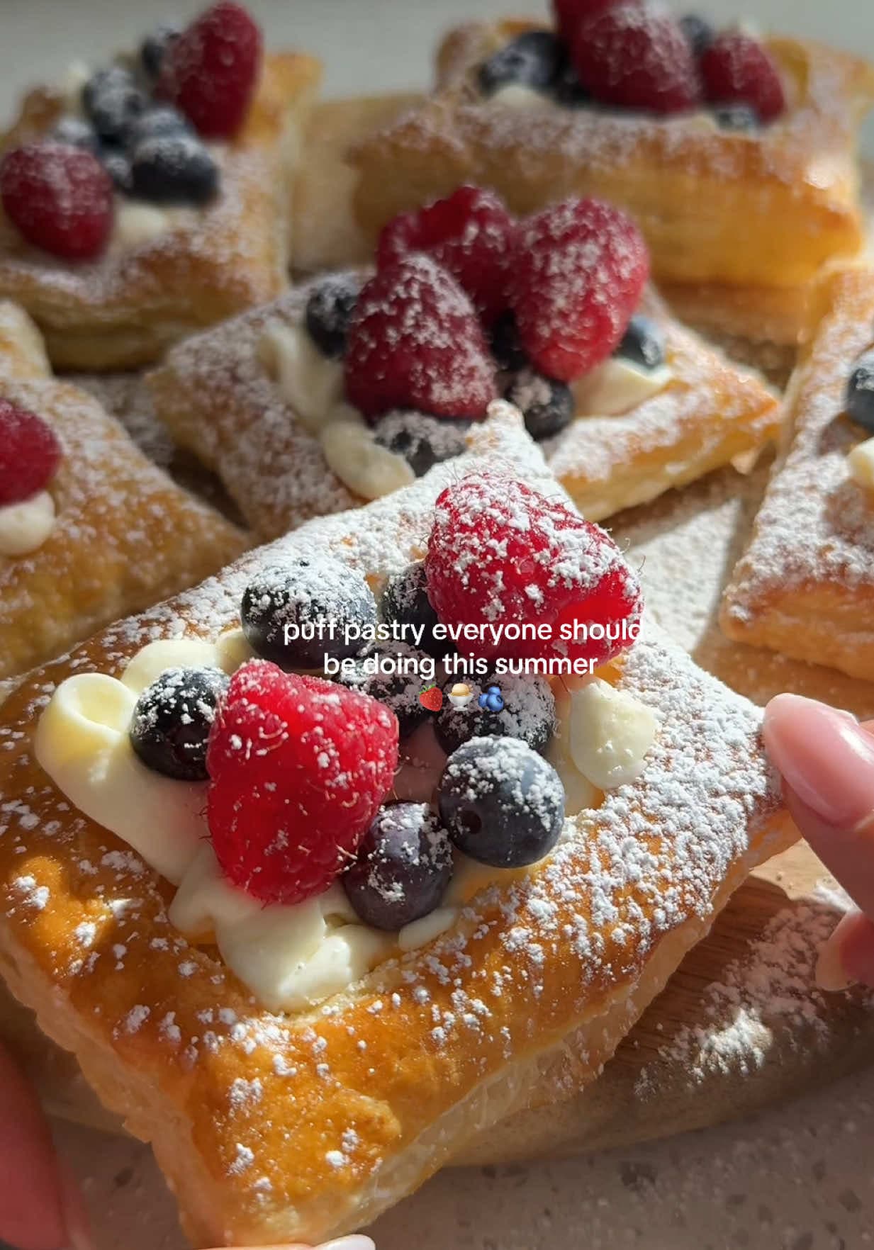 Easy Berry Cream Puff Pastry