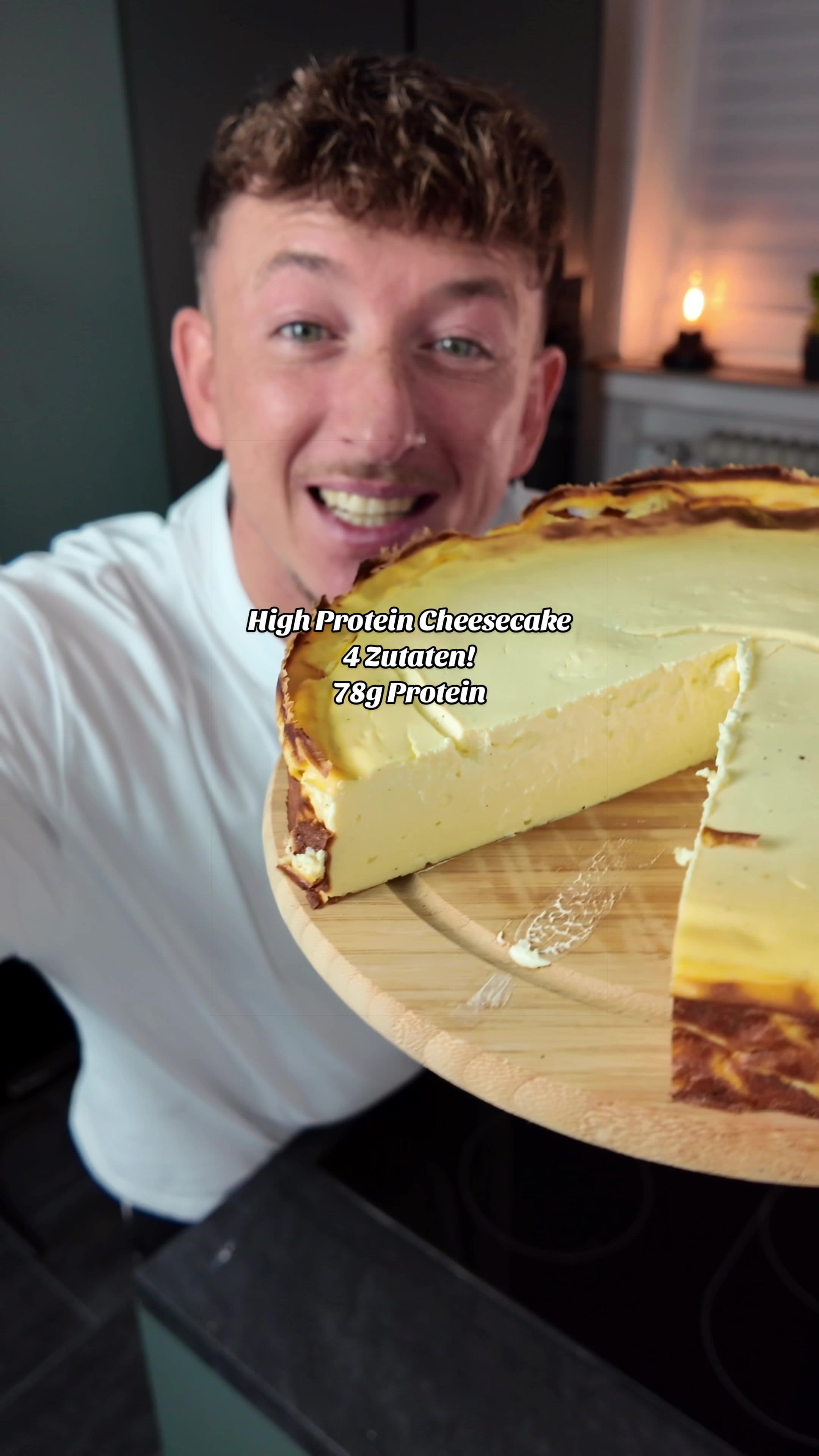 78g Protein Cheesecake mit nur 4 Zutaten