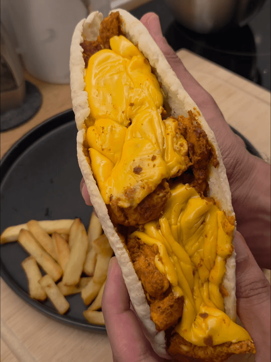 Sandwich poulet fast-food healthy