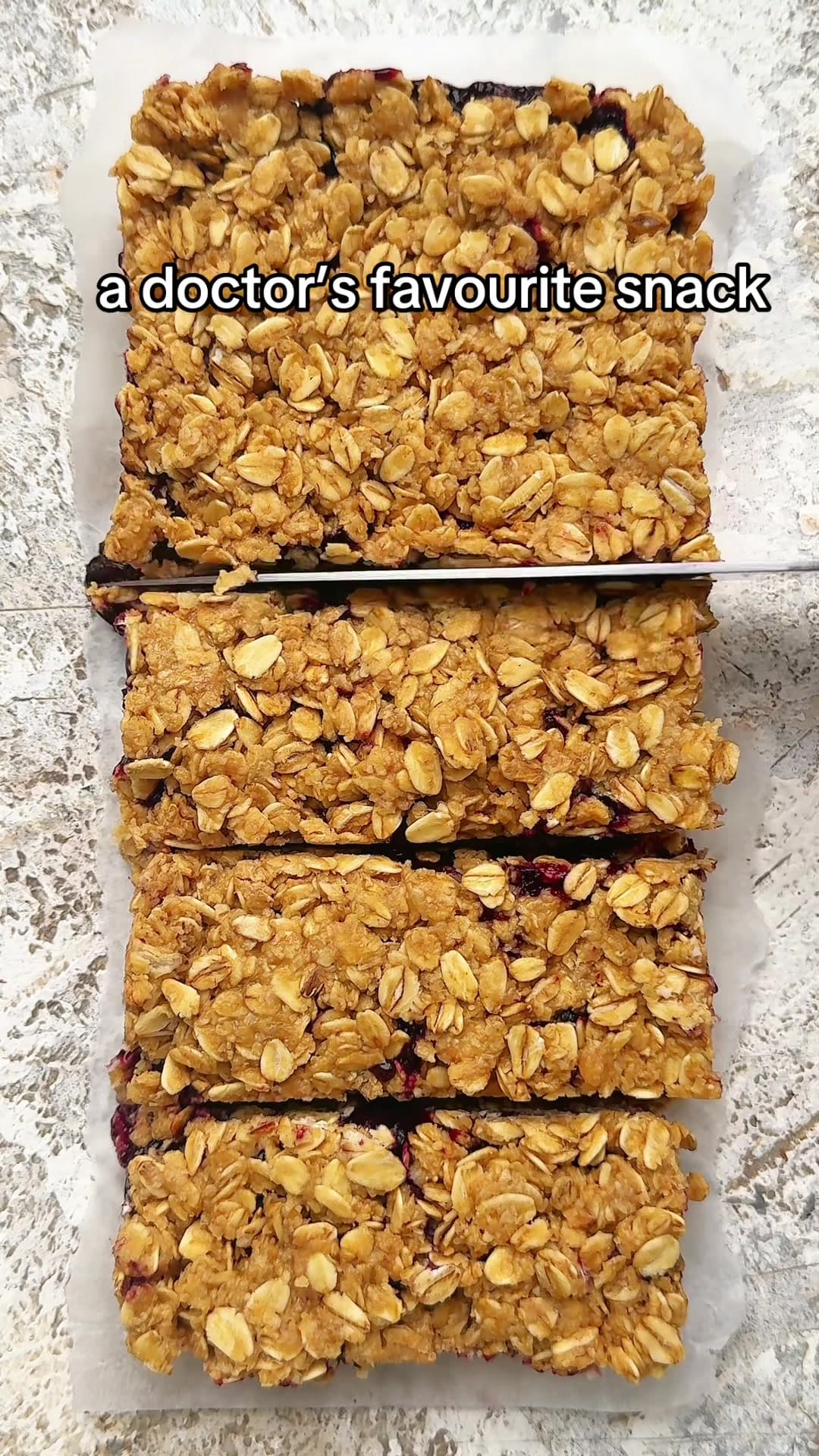 Barres aux myrtilles et beurre de cacahuète sans cuisson