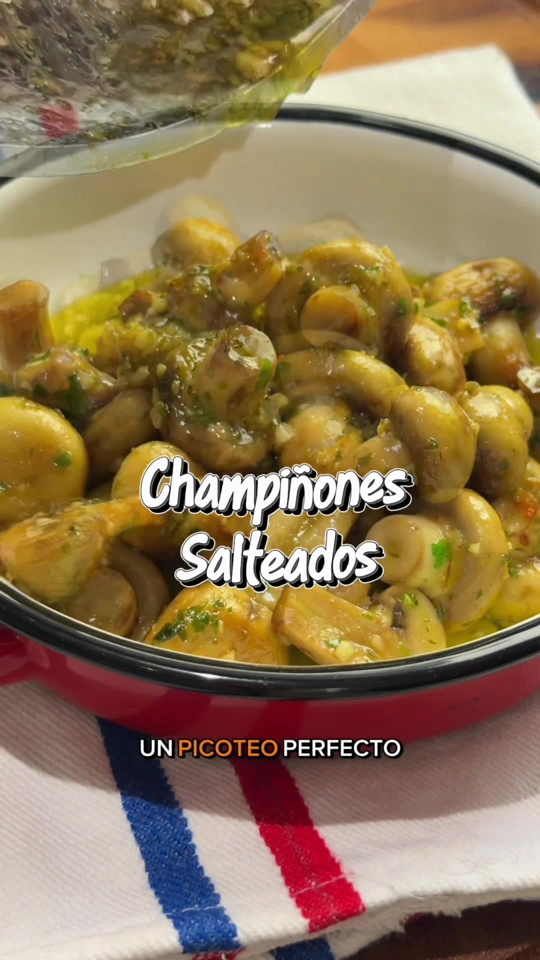 Champiñones salteados fáciles