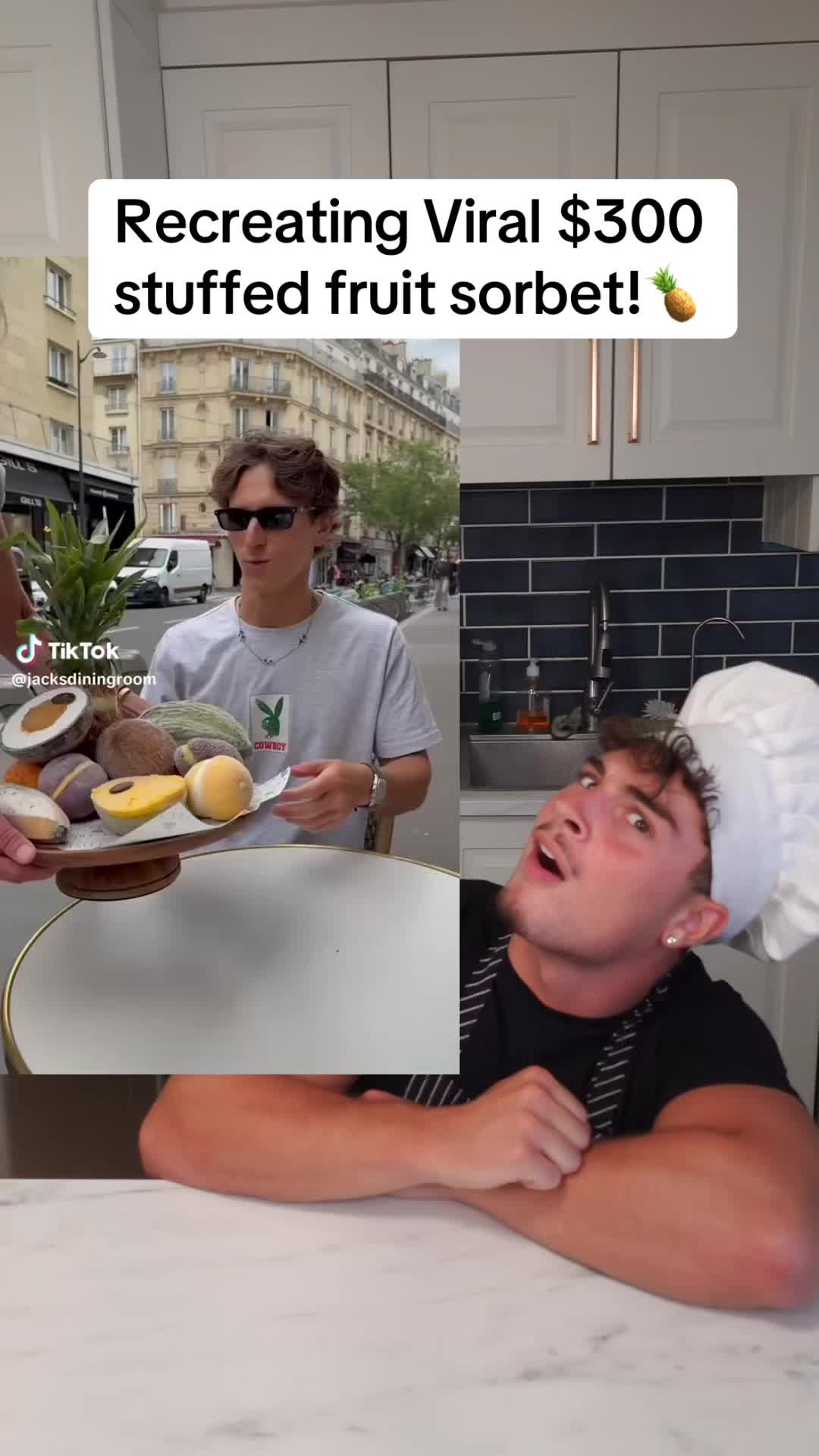 Viral $300 Stuffed Fruit Sorbet