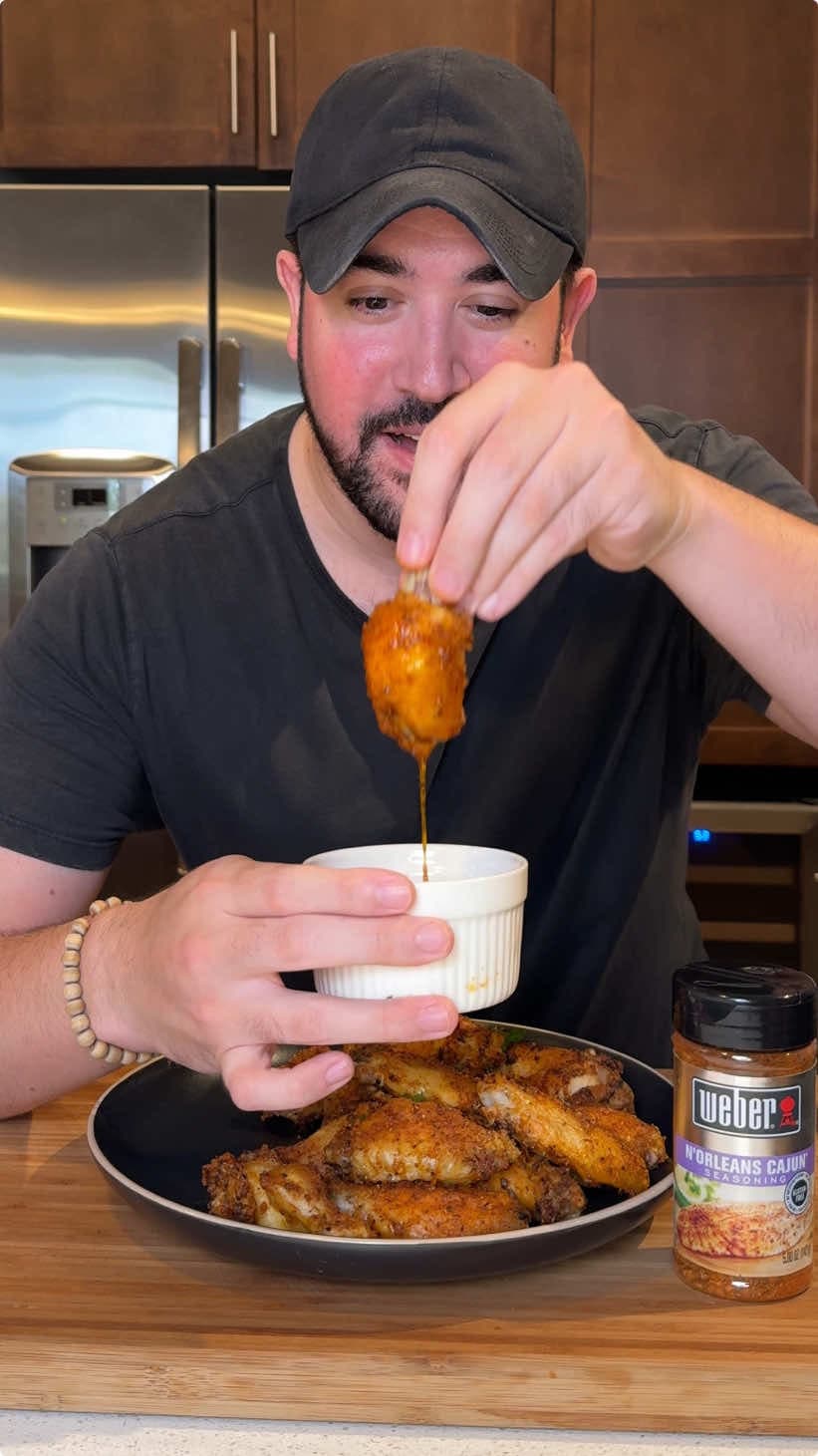 Cajun Chicken Wings aus dem Airfryer
