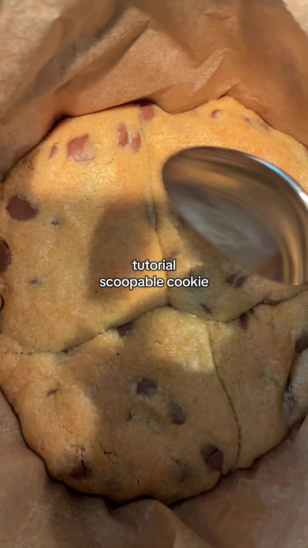 Scoopable Chocolate Chip Cookies