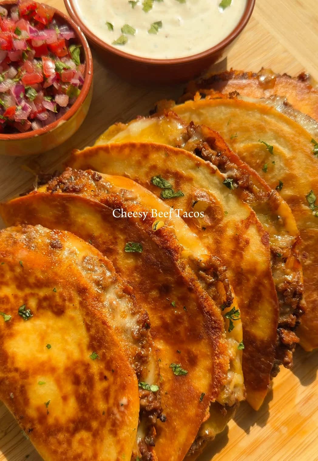 Cheesy Beef Tacos