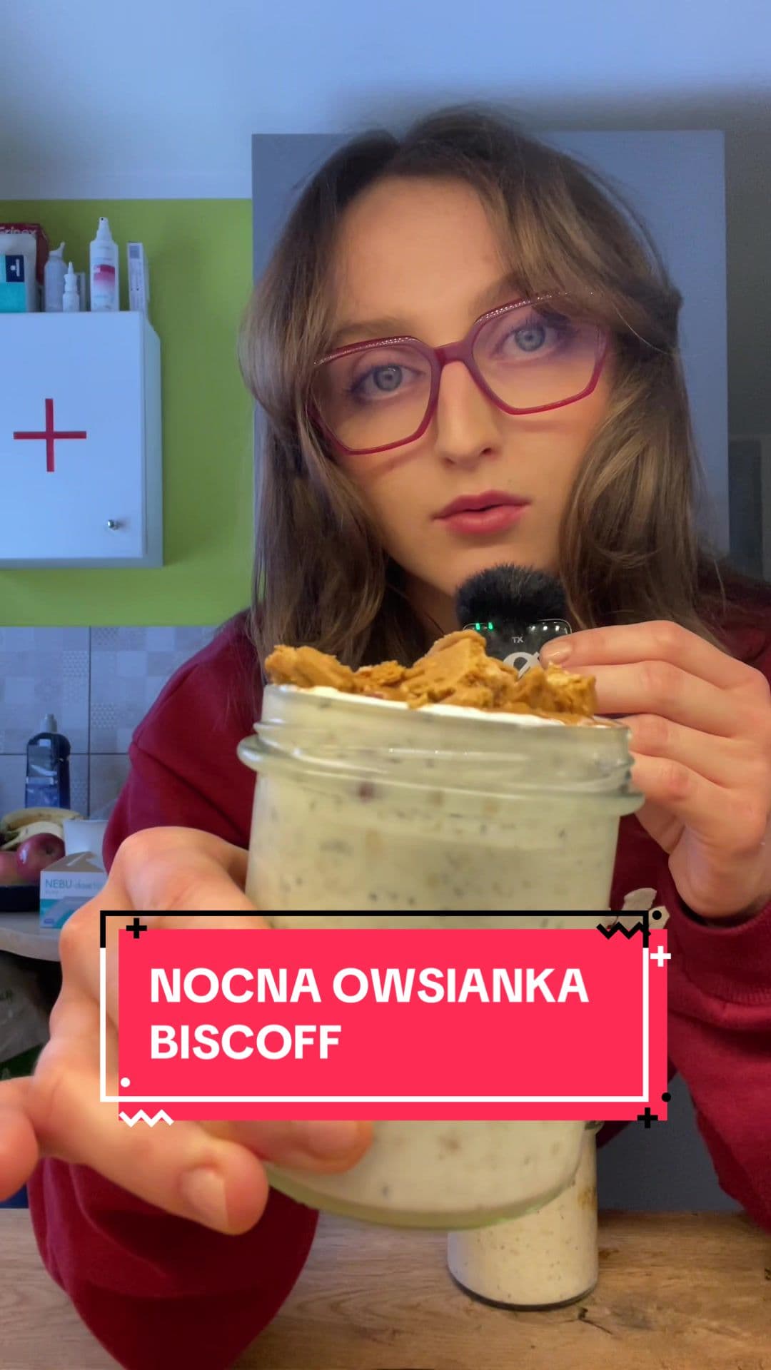 Nocna owsianka Biscoff