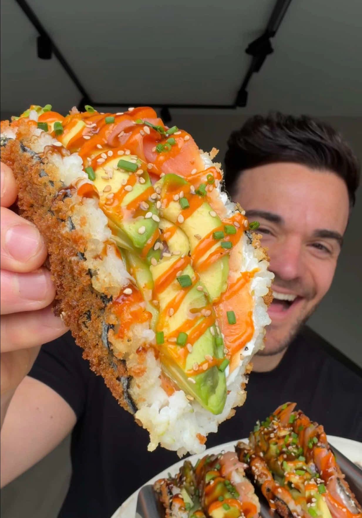Crispy High Protein Sushi Tacos