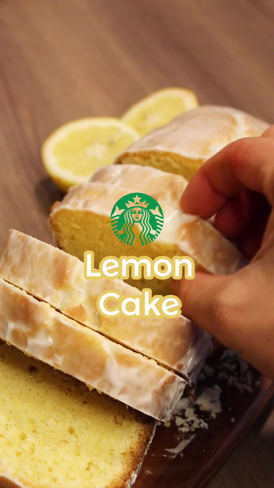 Pastel de limón estilo Starbucks