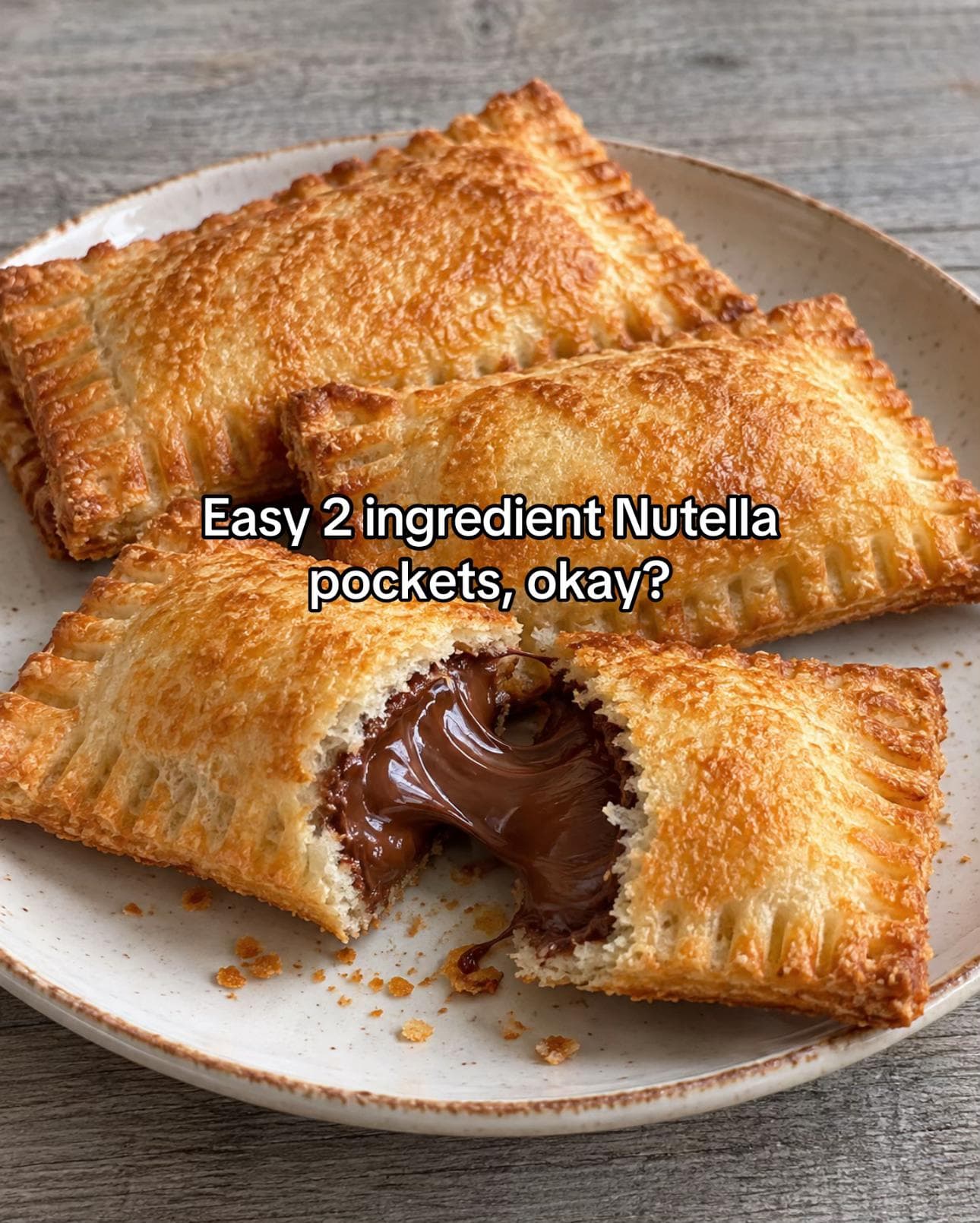 Air Fryer Nutella Toast Pies