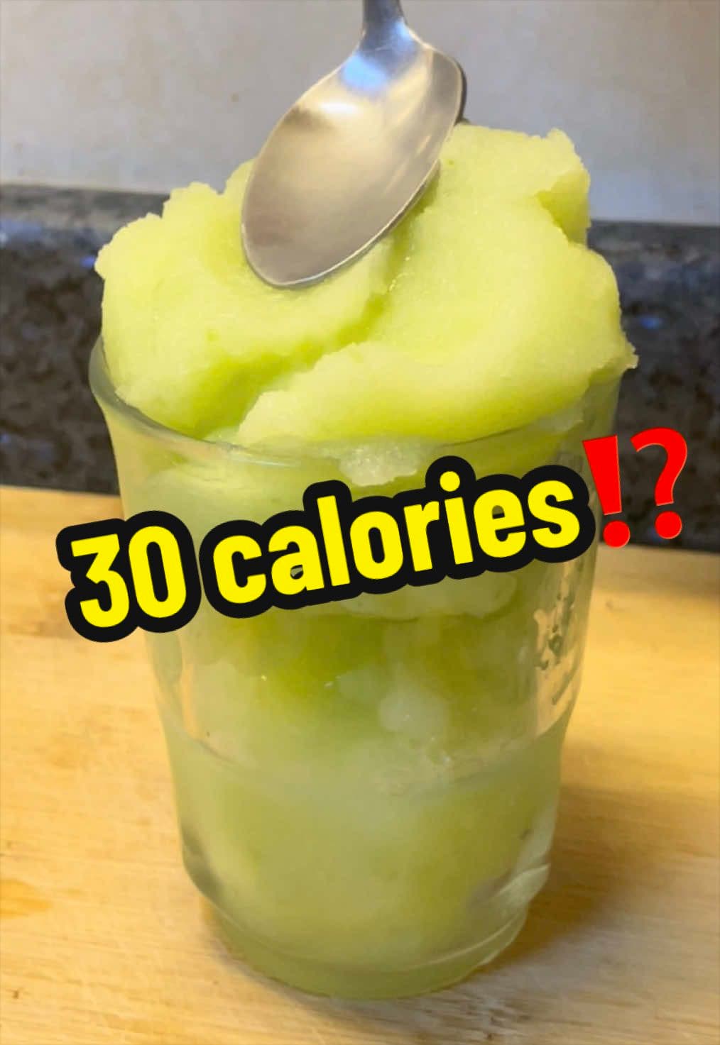 2-Ingredient Green Apple Slush
