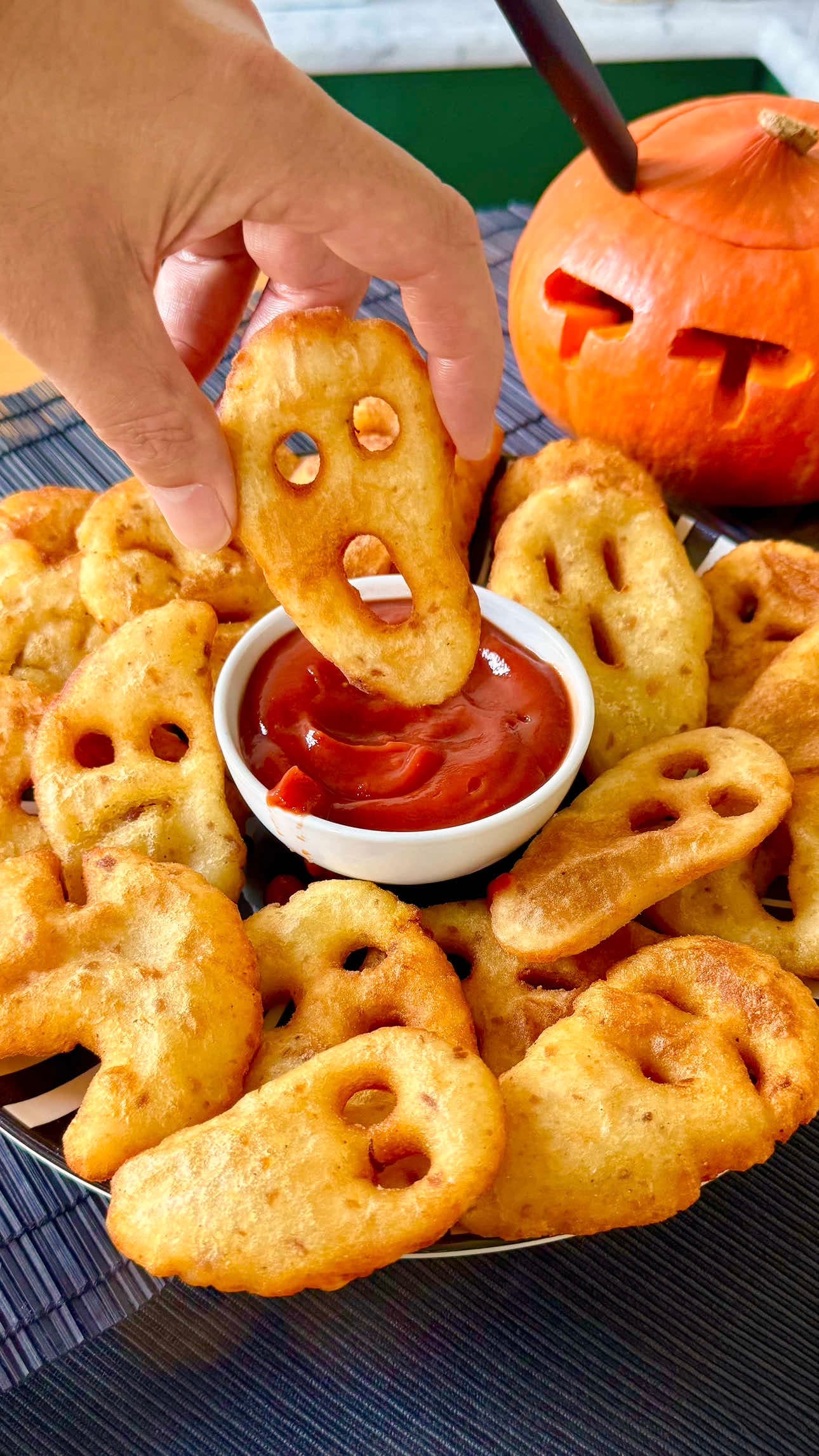 Patate scrocchiarelle a fantasmino