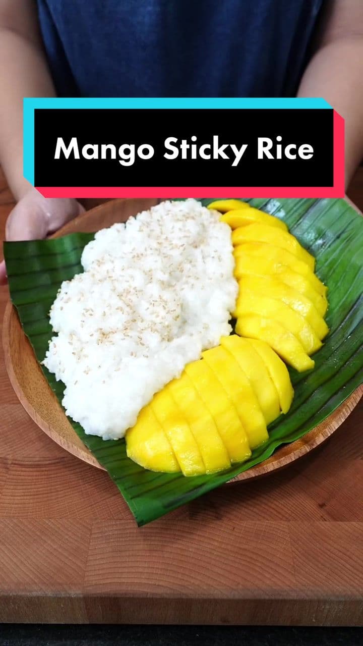 Rice Cooker Mango Sticky Rice