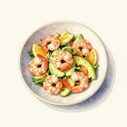 Citrus Shrimp Avocado Salad