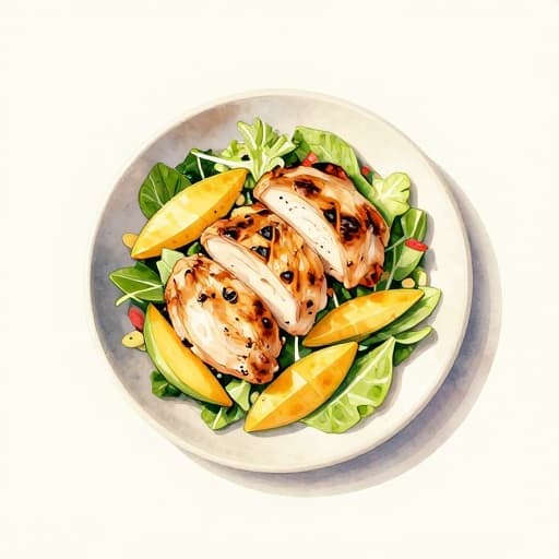 Grilled Chicken Mango Salad