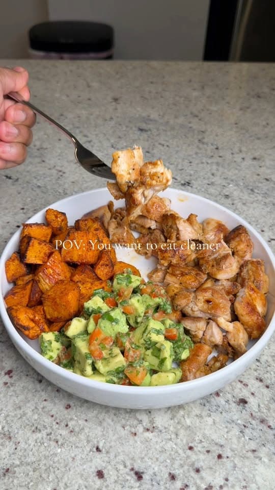 Sweet Potato Chicken Bowl