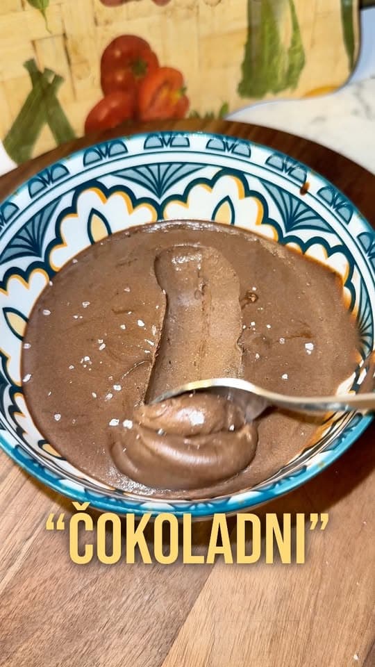 Protein Chocolate Mousse from Hard-Boiled Eggs