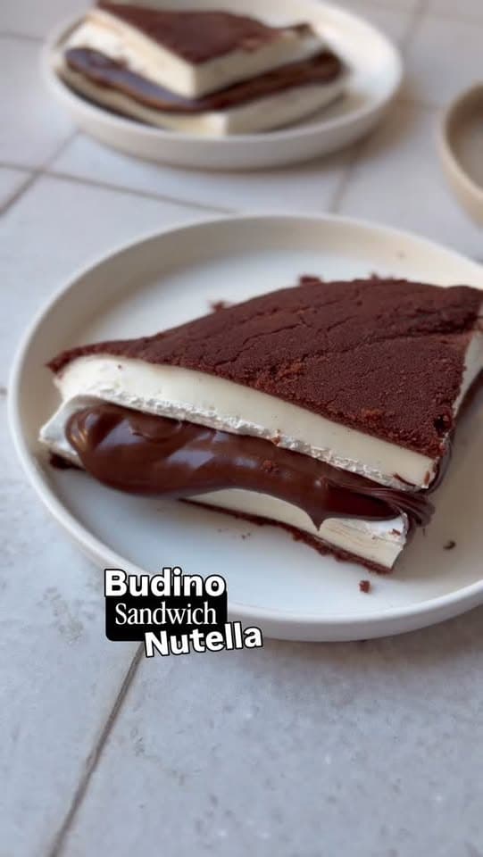 Budino al cacao e vaniglia con farcitura golosa
