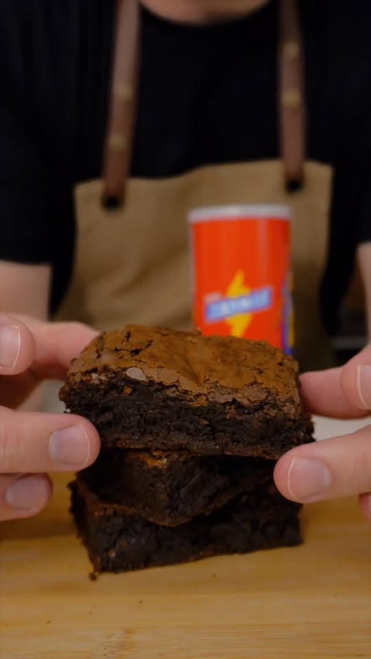 Chocolate Brownie with Crispy Crust