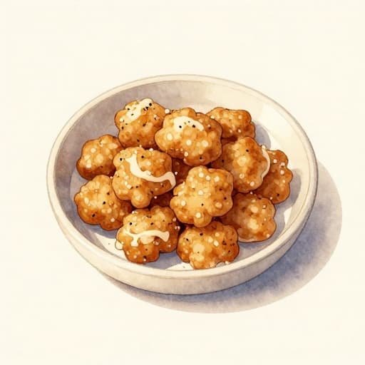 Τηγανητά Nuggets με Τυρί