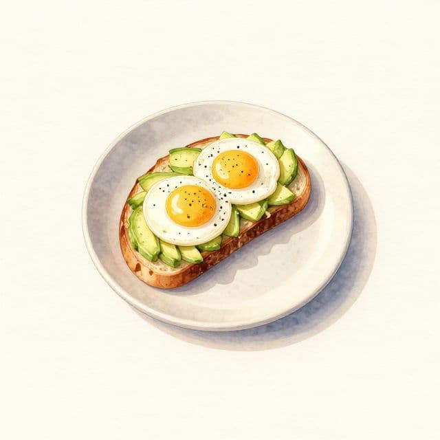 Avocado Toast con Uova e Philadelphia