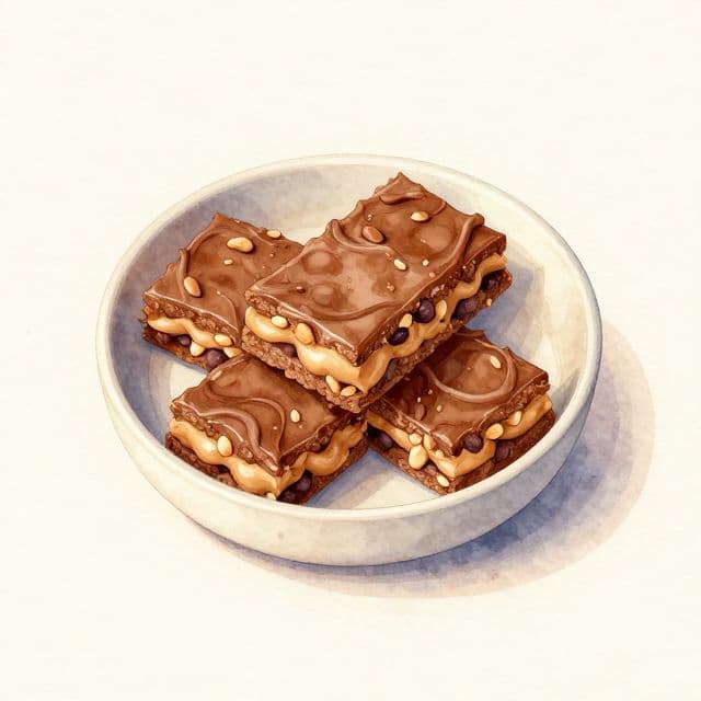 Butterscotch Peanut Butter Rocky Road Bars