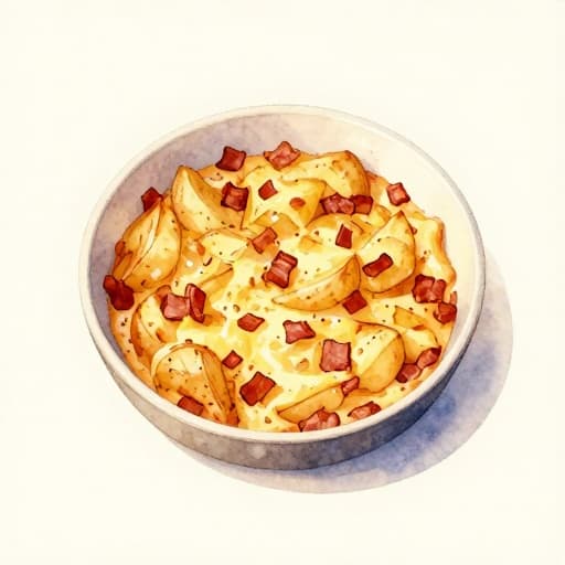 Cheesy Bacon Potato Skillet