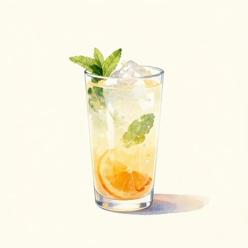 Citrus Ginger Mint Sparkler