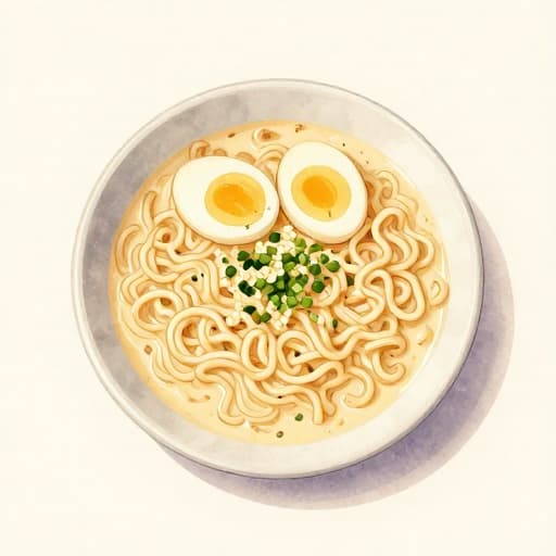 Creamy Garlic Miso Ramen