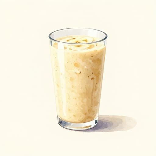 Creamy Peanut Butter Banana Smoothie