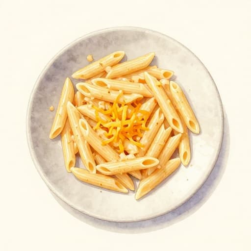 Creamy Penne with Smoked Cheddar