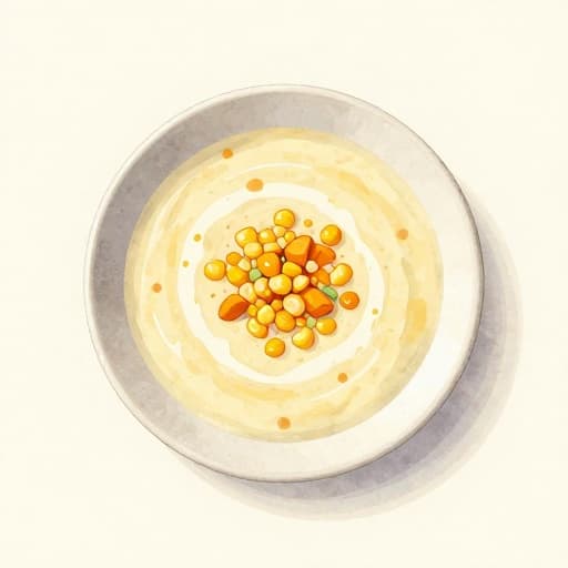 Creamy Sweet Potato and Corn Soup