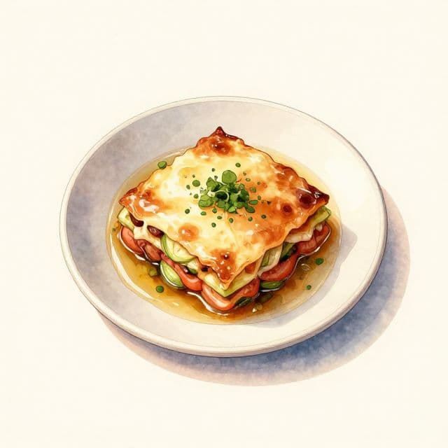 Easy Vegetarian Moussaka with Ouzo