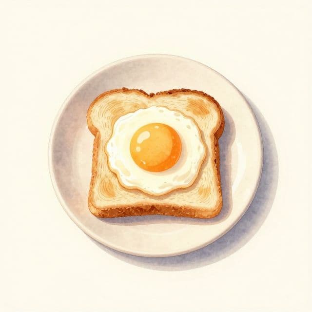 Egg in a Hole Toast