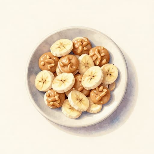 Frozen Peanut Butter Banana Bites