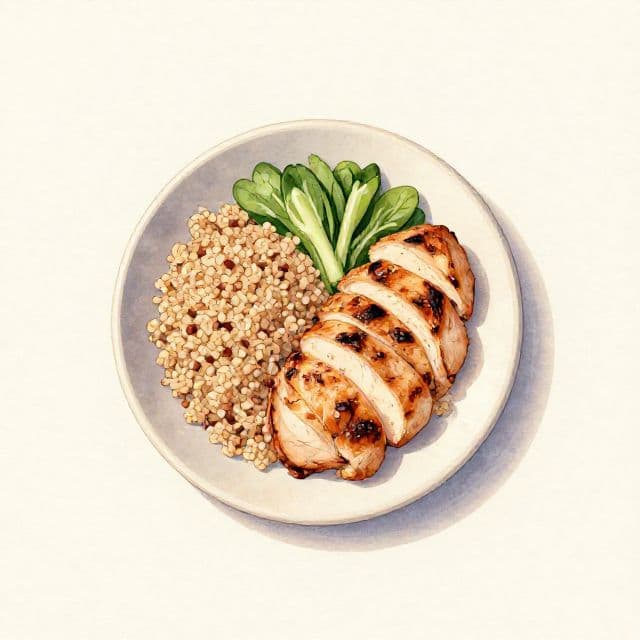Grilled Chicken Quinoa Bowl