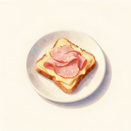 Ham and Cheese Toast