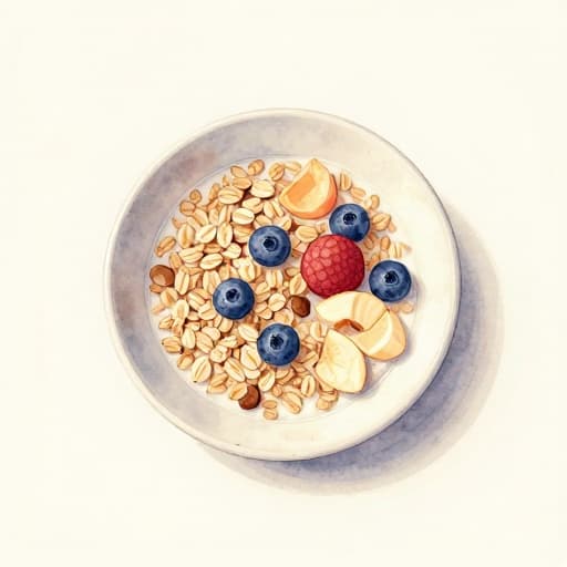 High-Calorie Oatmeal Breakfast Bowl